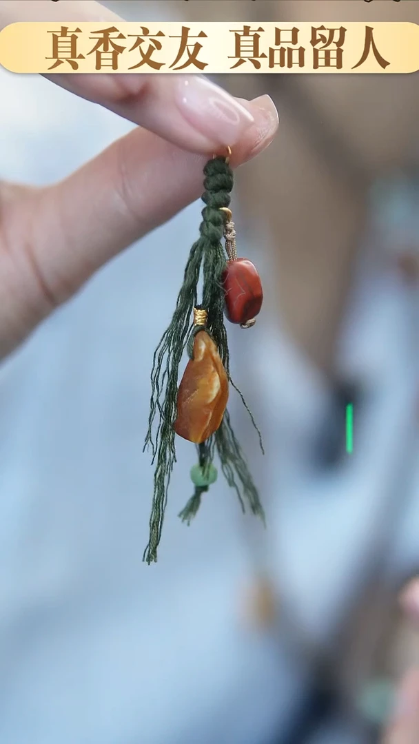 裸石琥珀未镶嵌*蜜蜡小提溜*活扣头可拆*百搭手串项链
