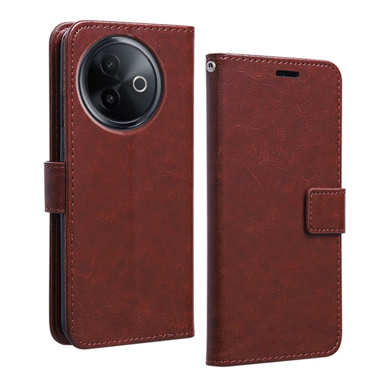 vivoY300i手机壳V2444A保护套Y300i翻盖皮套防摔软硅胶插卡男女款