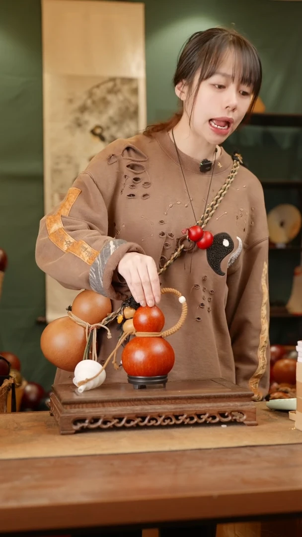 104号精品天然大漆酒葫芦一物一拍~