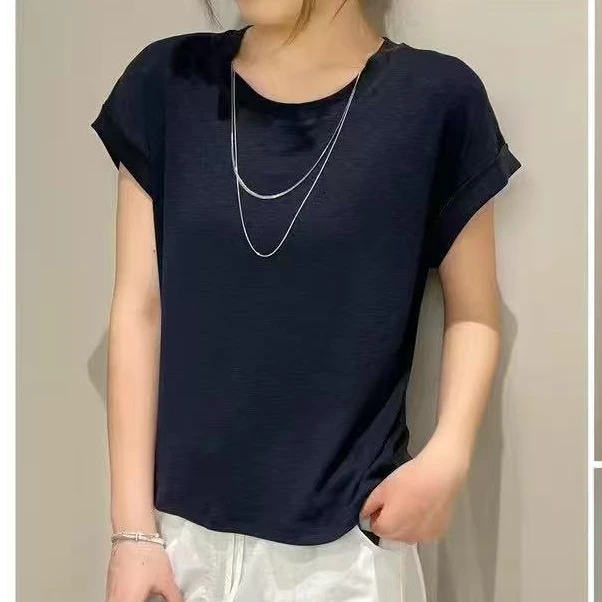 【锦衣服饰】ML 5163韩系百搭飞飞袖圆领衫
