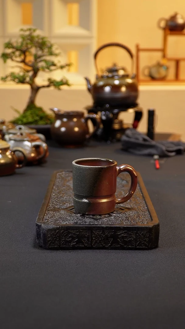 茶壶紫砂纯自然柴烧