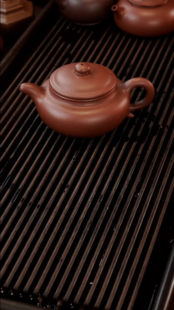 【闪购商品】紫砂茶壶半手紫泥仿古壶