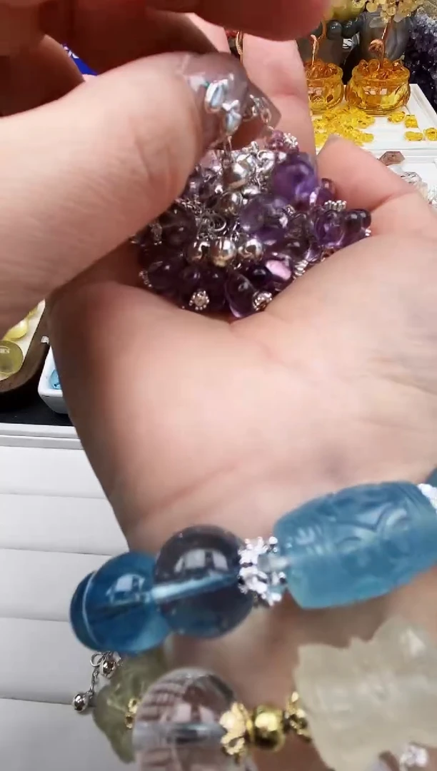 【闪购商品】水晶吊坠(不含链)未镶嵌108a多样性发其一2/7/1个