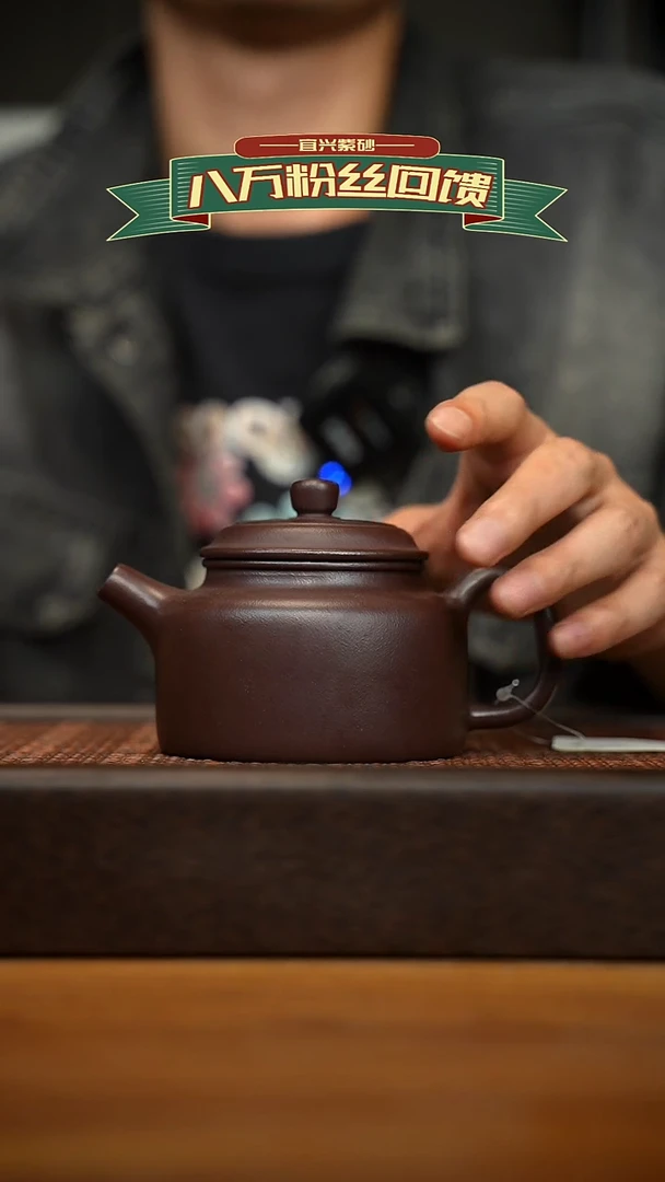 茶壶紫砂宜兴原矿紫砂壶容量200cc