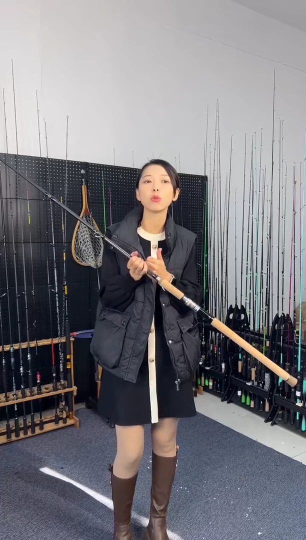 2.1m碳素仿木雷强2.1米枪柄（瑕疵尾货竿，没有售后，介意勿拍）