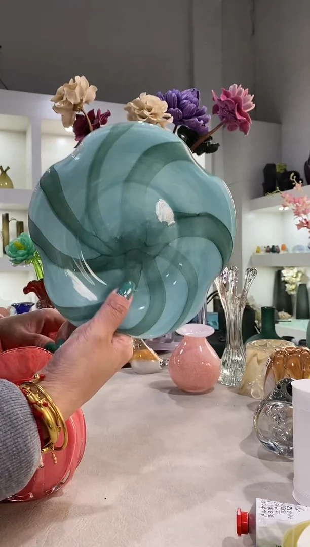 慕忆家手作琉璃花瓶