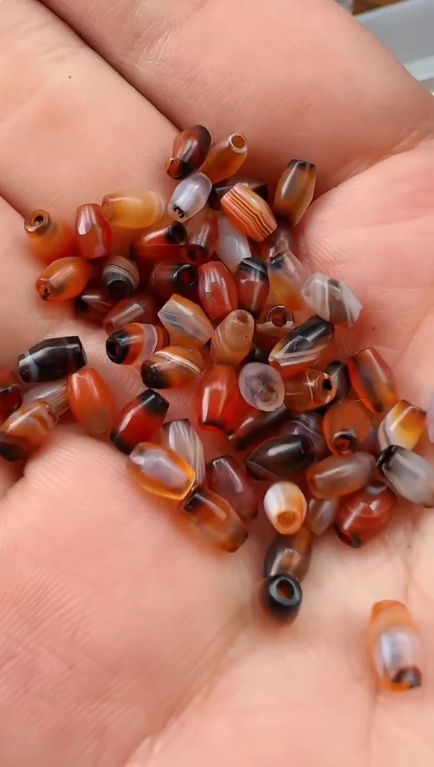 【闪购商品】玛瑙/玉髓颈饰未镶嵌【 肖钟出品 】随发1对