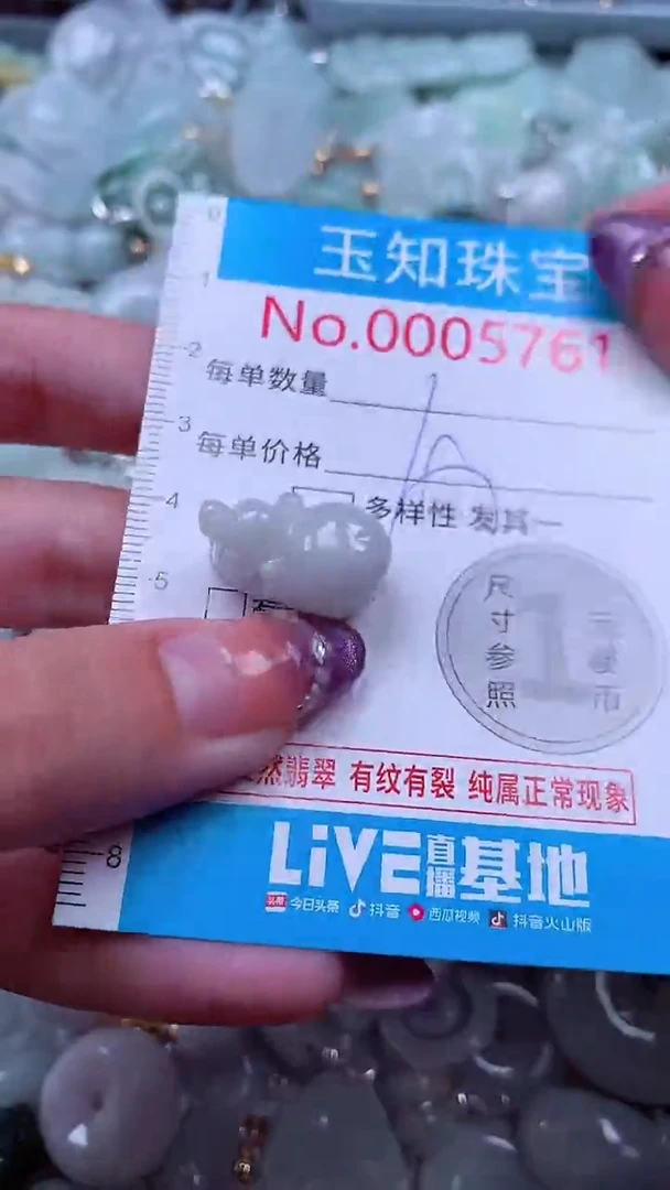 翡翠未镶嵌吊坠(不含链)5761