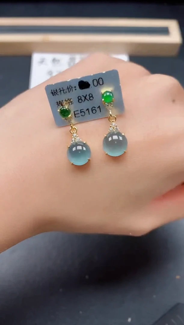 银S925镶嵌戒指翡翠11111111