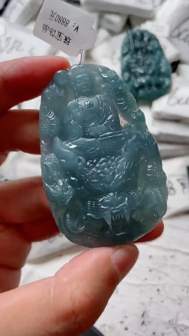 翡翠未镶嵌颈饰88888888