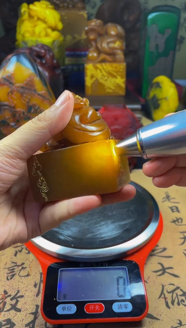 寿山石印石田黄貔貅玺
