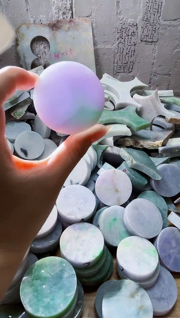 配石翡翠天然翡翠A货423
