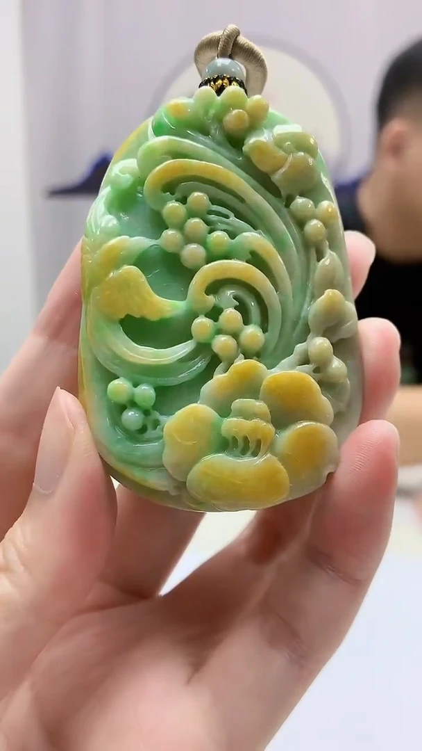 定制翡翠未镶嵌4917zm-毛货挂件49