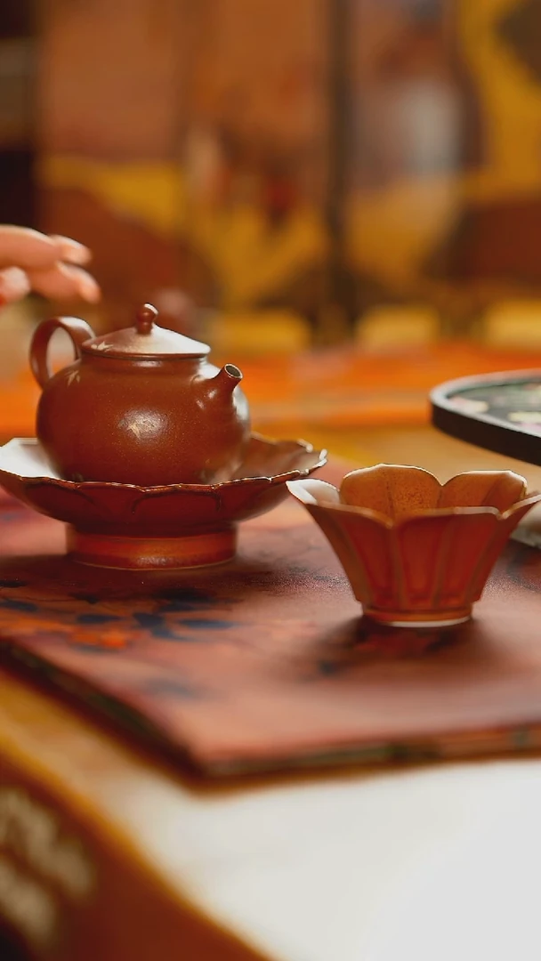 老陶泥茶壶 壶承 茶杯