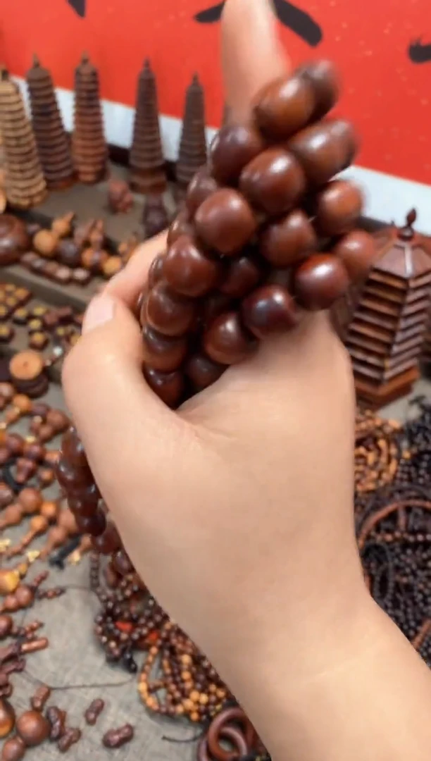 【闪购商品】木枣木1.2桶珠108颗手串