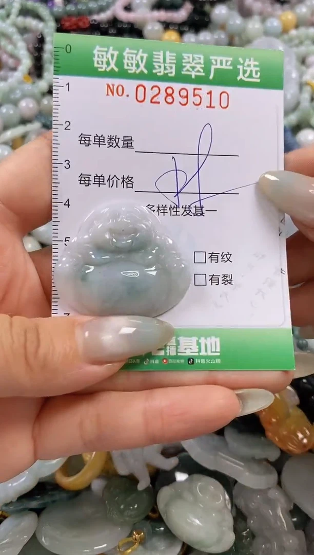 翡翠未镶嵌颈饰闪购0289510