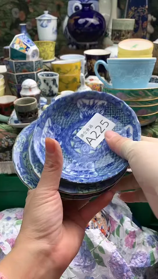 素**雪镰仓瓷器满18包邮A225