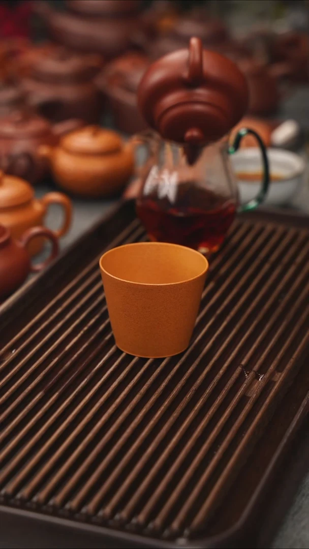 茶壶紫砂模型杯子