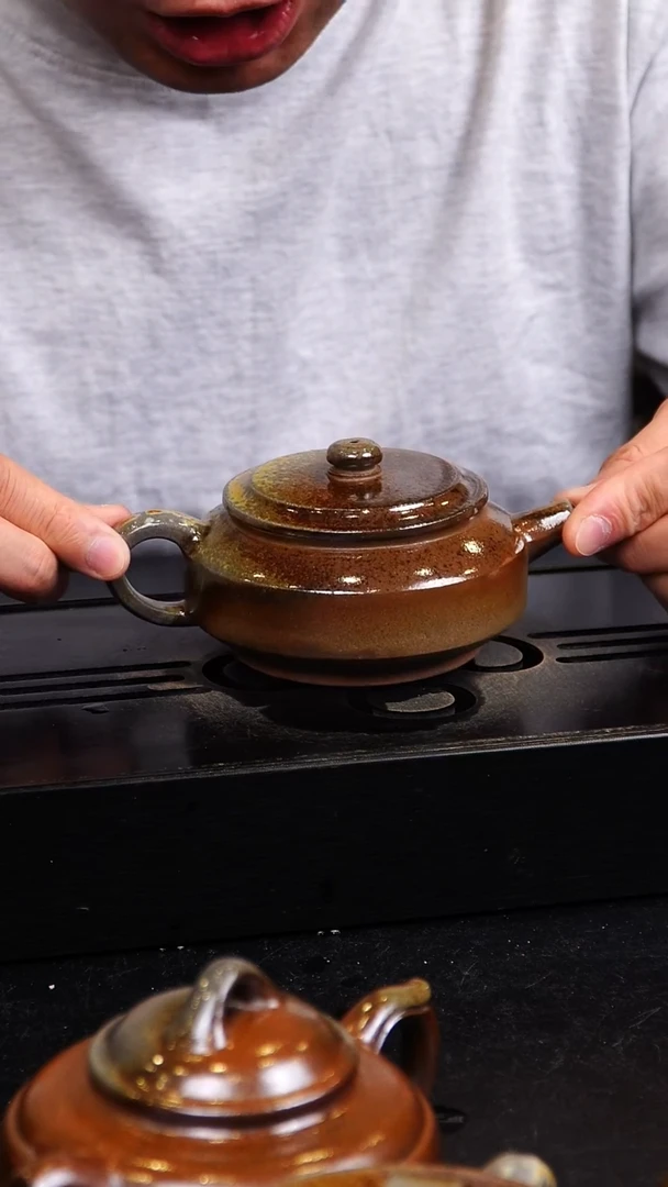 茶壶紫砂宜兴紫砂柴烧