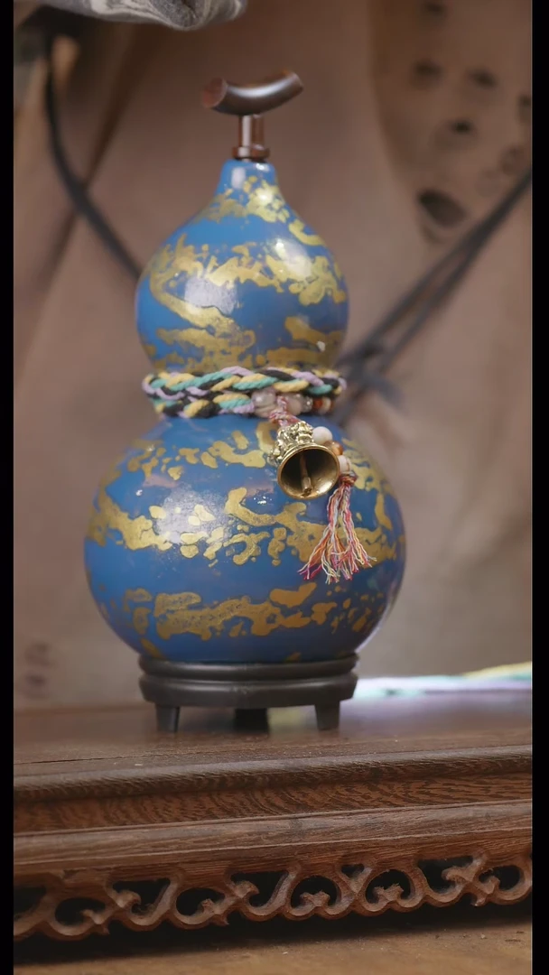 【闪购商品】156号精品天然大漆工艺防渗内胆酒葫芦~
