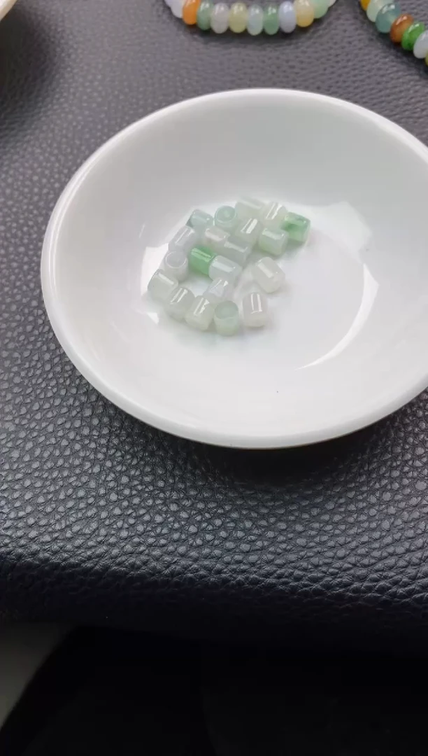 翡翠散珠2天然A货翡翠散珠卡