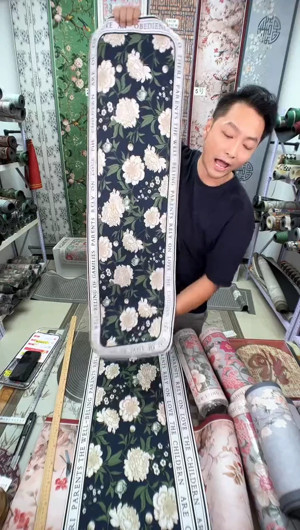 混纺35 120 兰花微瑕