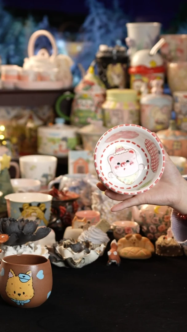 其他陶景德镇釉下彩手绘设计师款陶瓷