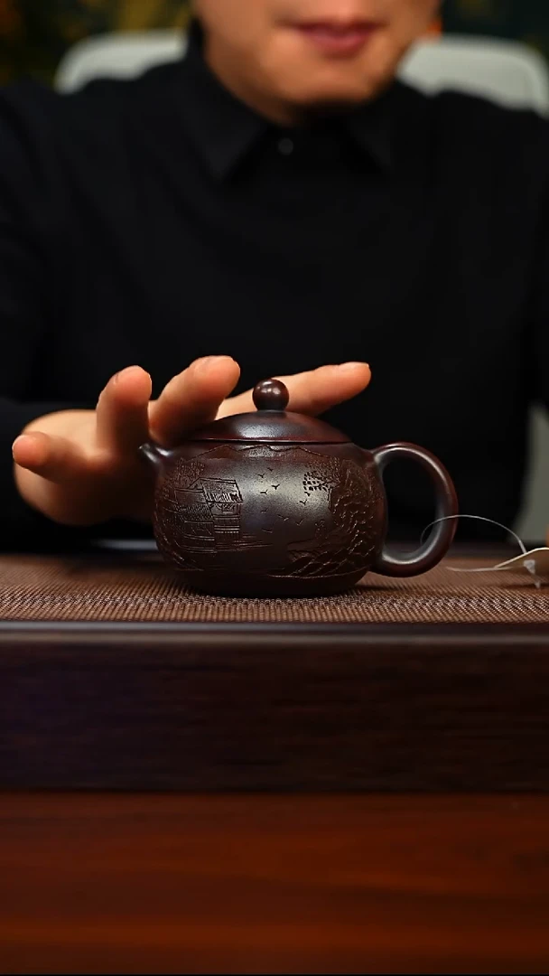 茶壶紫砂原矿紫砂手工茶壶