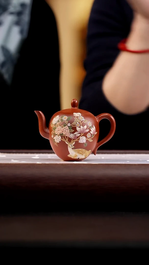 茶壶紫砂朱泥美人肩130cc