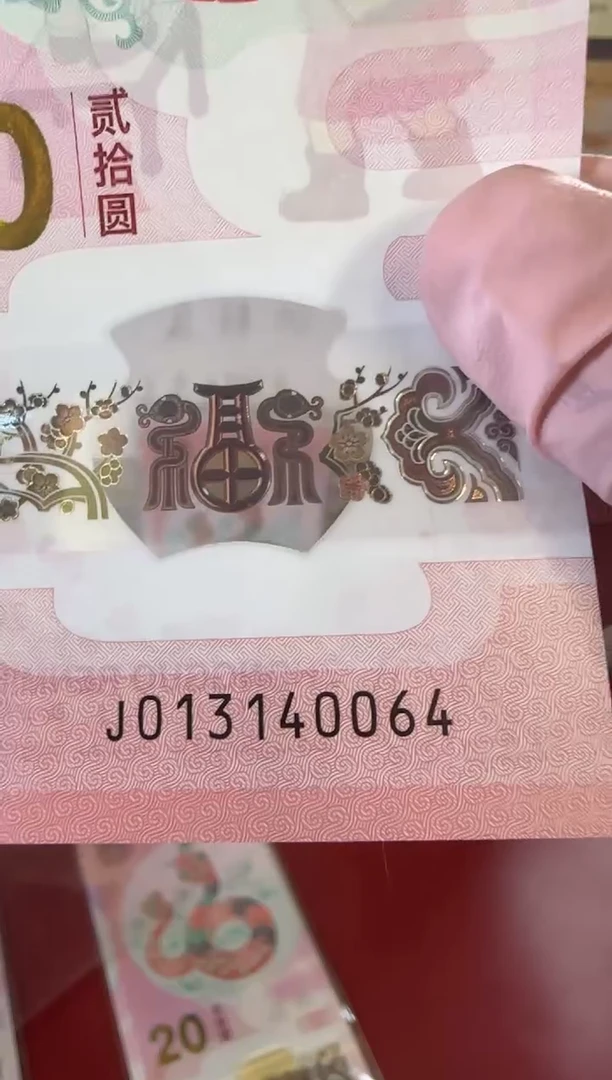 【闪购商品】塑料25蛇钞013140064单张裸