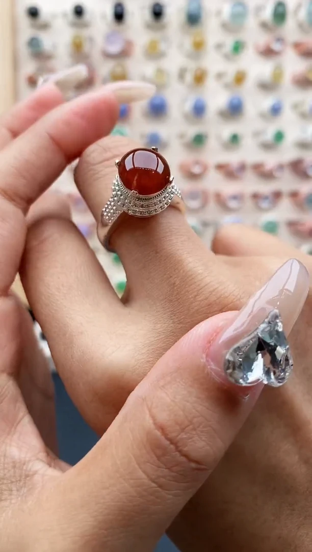 【闪购商品】翡翠戒指未镶嵌缅甸天然A货翡翠111  1+5