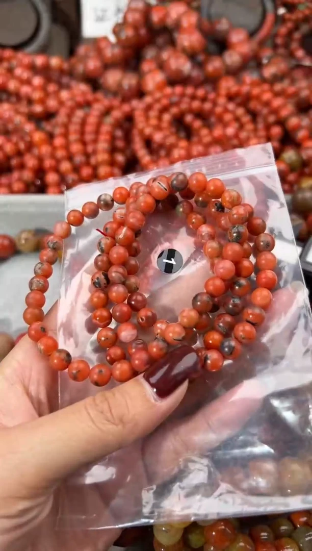 未镶嵌手串南红玛瑙7+