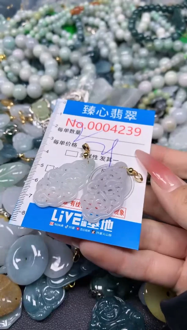 【闪购商品】翡翠颈饰未镶嵌含绳0004289