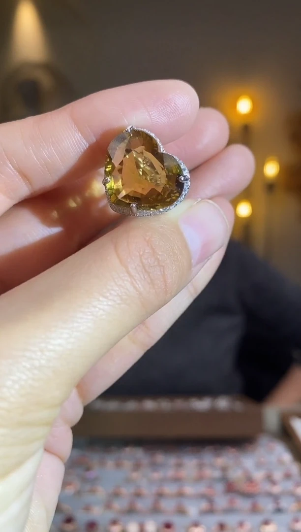 银S925镶嵌手饰碧玺手饰