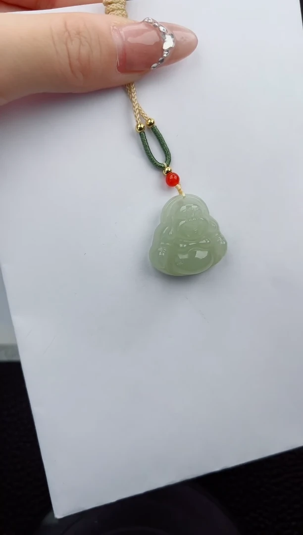 【闪购商品】和田玉吊坠(赠链)未镶嵌555微色差T佛公