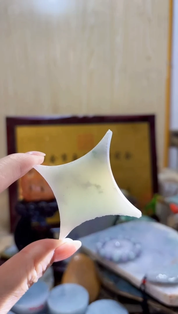 翡翠挂件未镶嵌A货妹璀1856