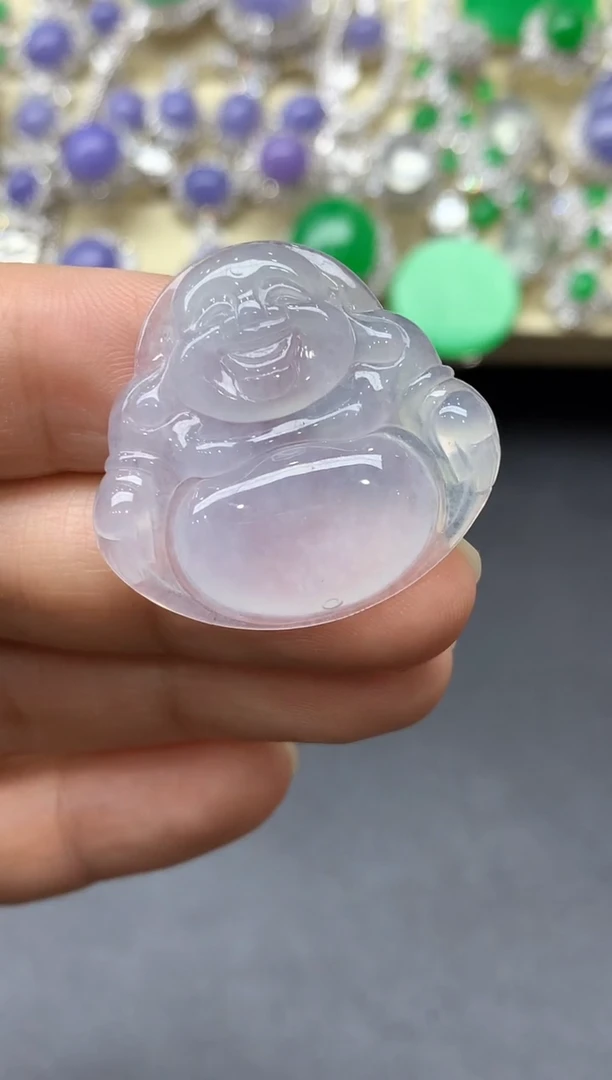 颈饰未镶嵌翡翠笑**生350-中国好珍宝