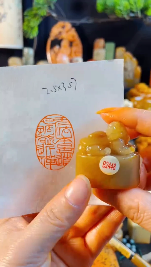 老挝石印石手工篆刻《无法本是道心孤欲近禅》