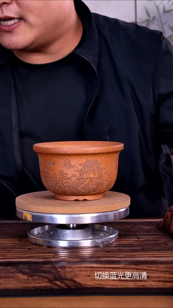 紫砂花盆紫砂花盆内口11-6