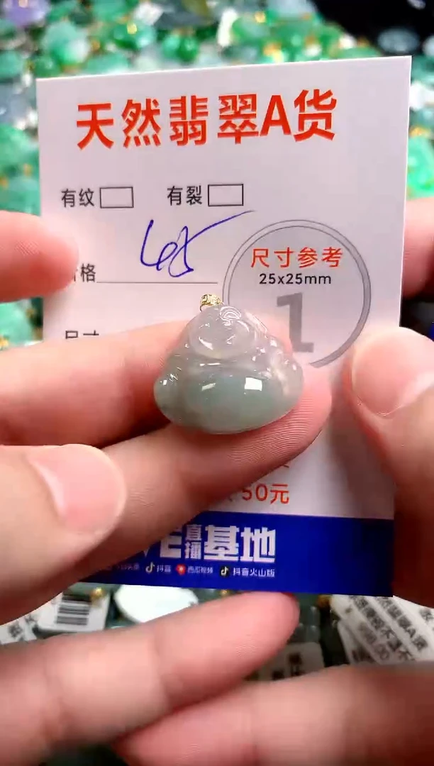 翡翠18K金镶嵌颈饰13006515