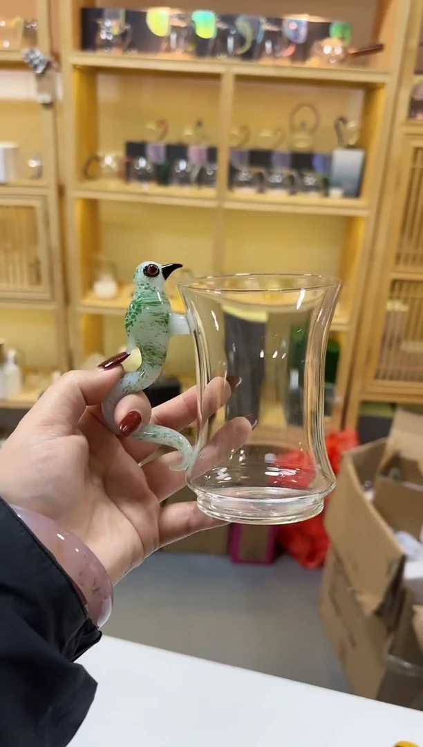 【闪购商品】绿玉绿茶杯高硼硅