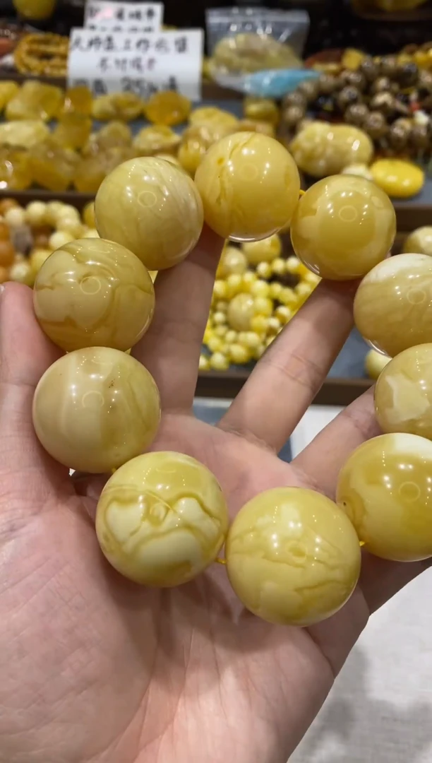 【闪购商品】蜜蜡手串未镶嵌大手串