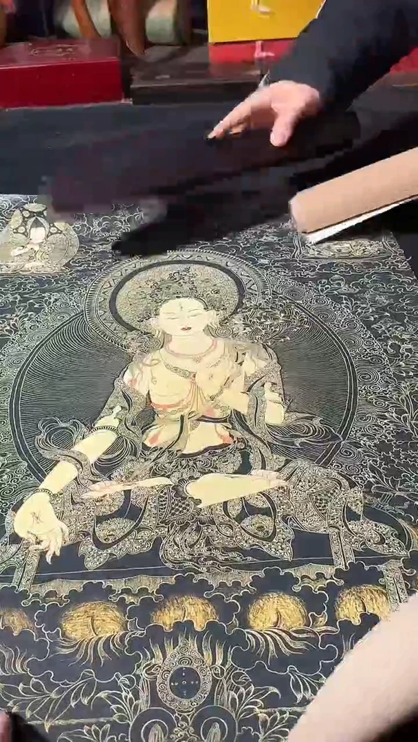 卷轴画藏式珍藏彩绘艺术馆3