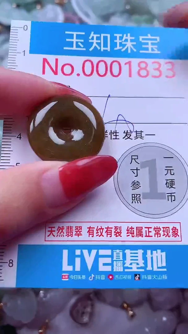 吊坠(不含链)未镶嵌翡翠1833