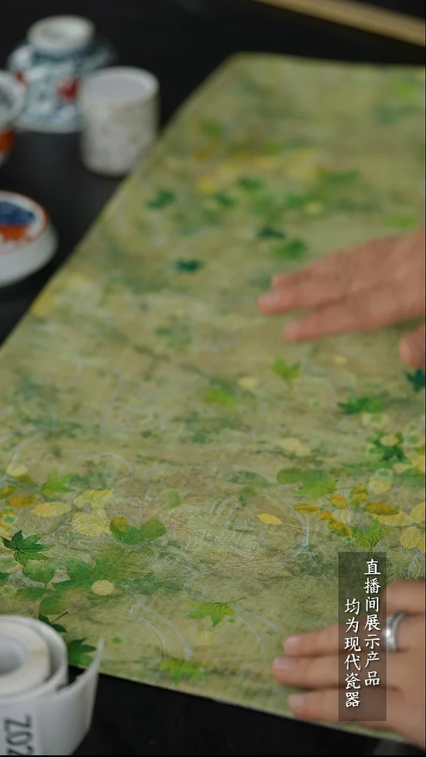 Z021诚意十足的直播间 茶席大