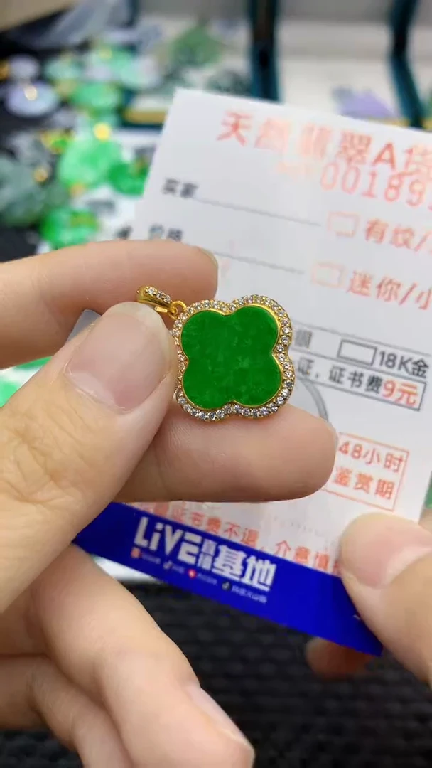 翡翠未镶嵌颈饰             8