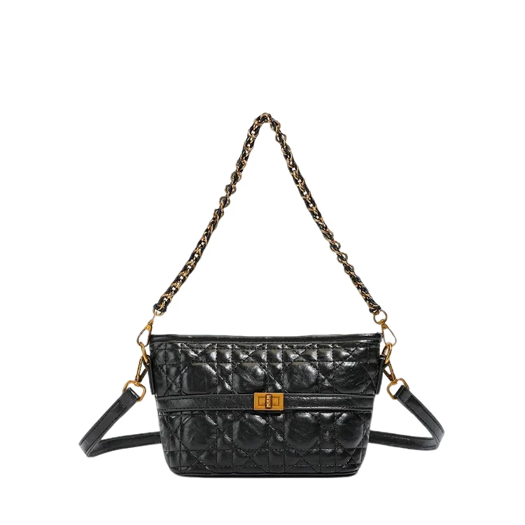 【CHENG FENG】轻奢复古小众简约通勤单肩斜挎元宝包-1501