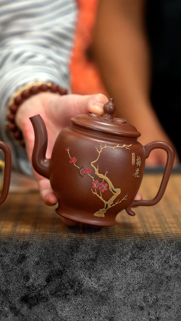 茶壶紫砂紫砂 宜兴紫砂 TZP 梅花金杯