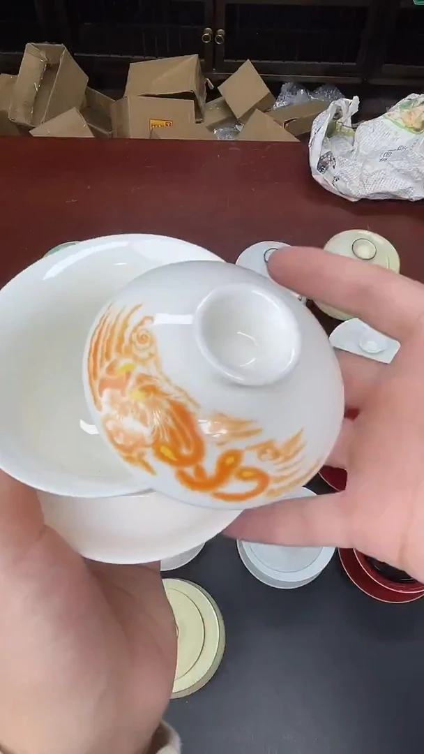 陶瓷茶具临时链接瓷盖碗