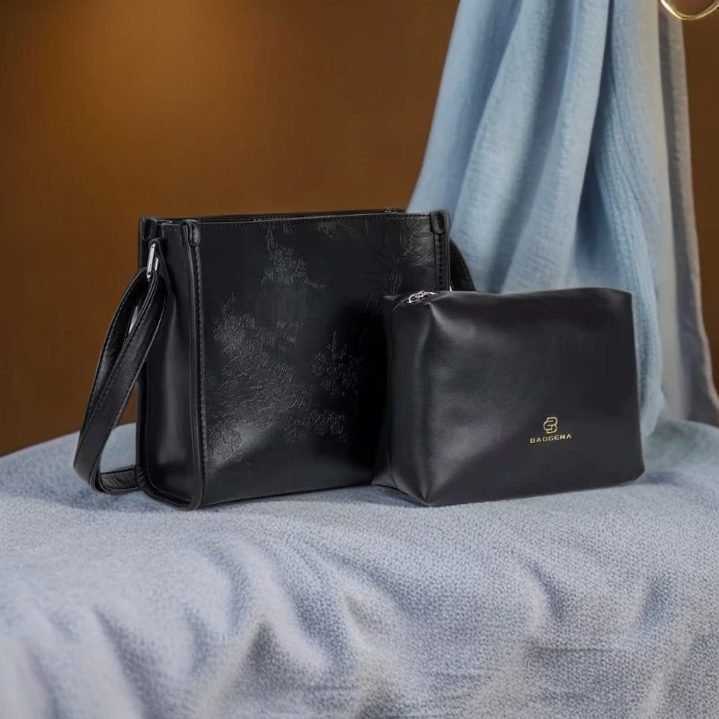 2025新款复古风小水桶包2025新款小众单肩斜挎包包5081小托特